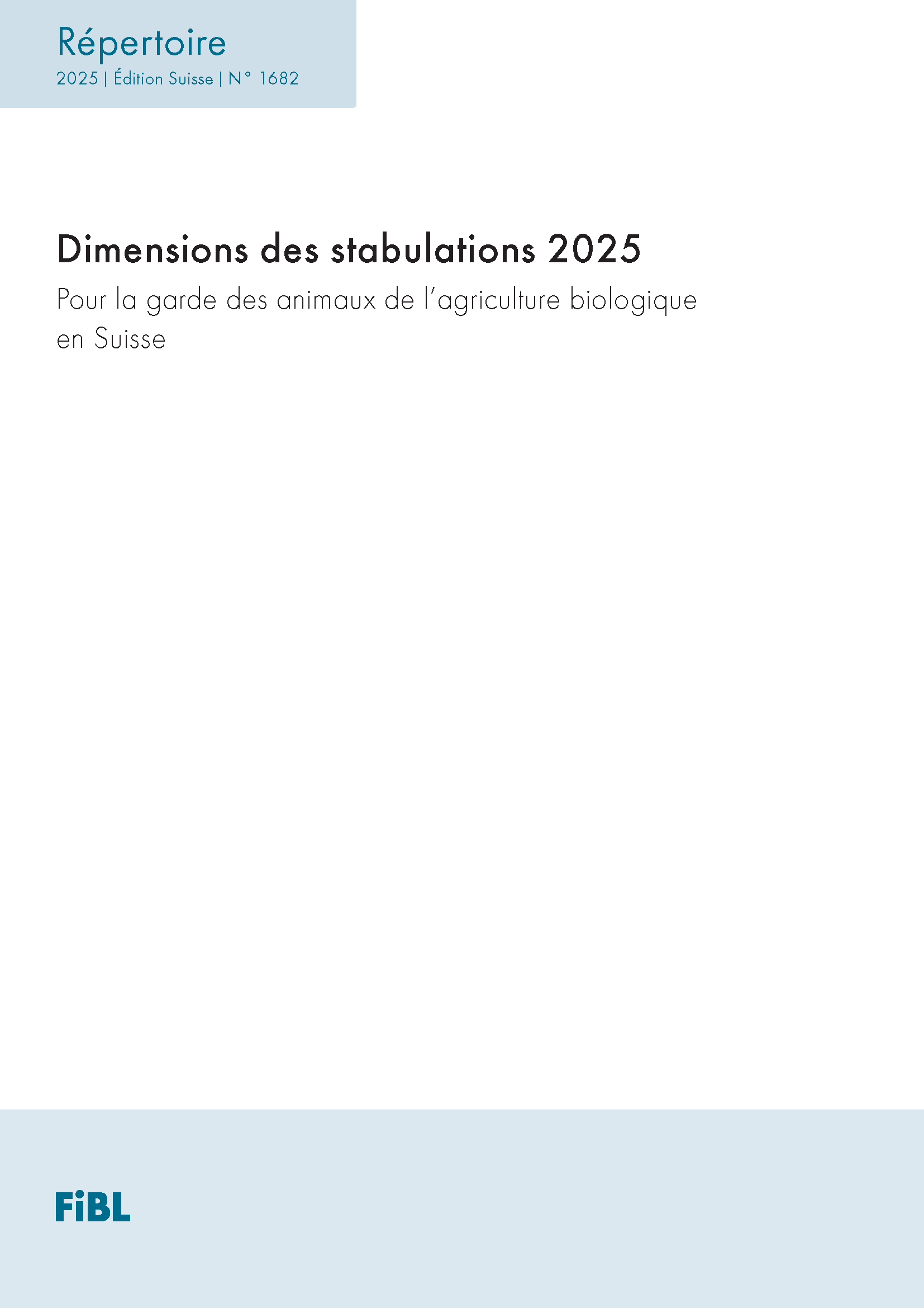 Dimensions des stabulations 2025